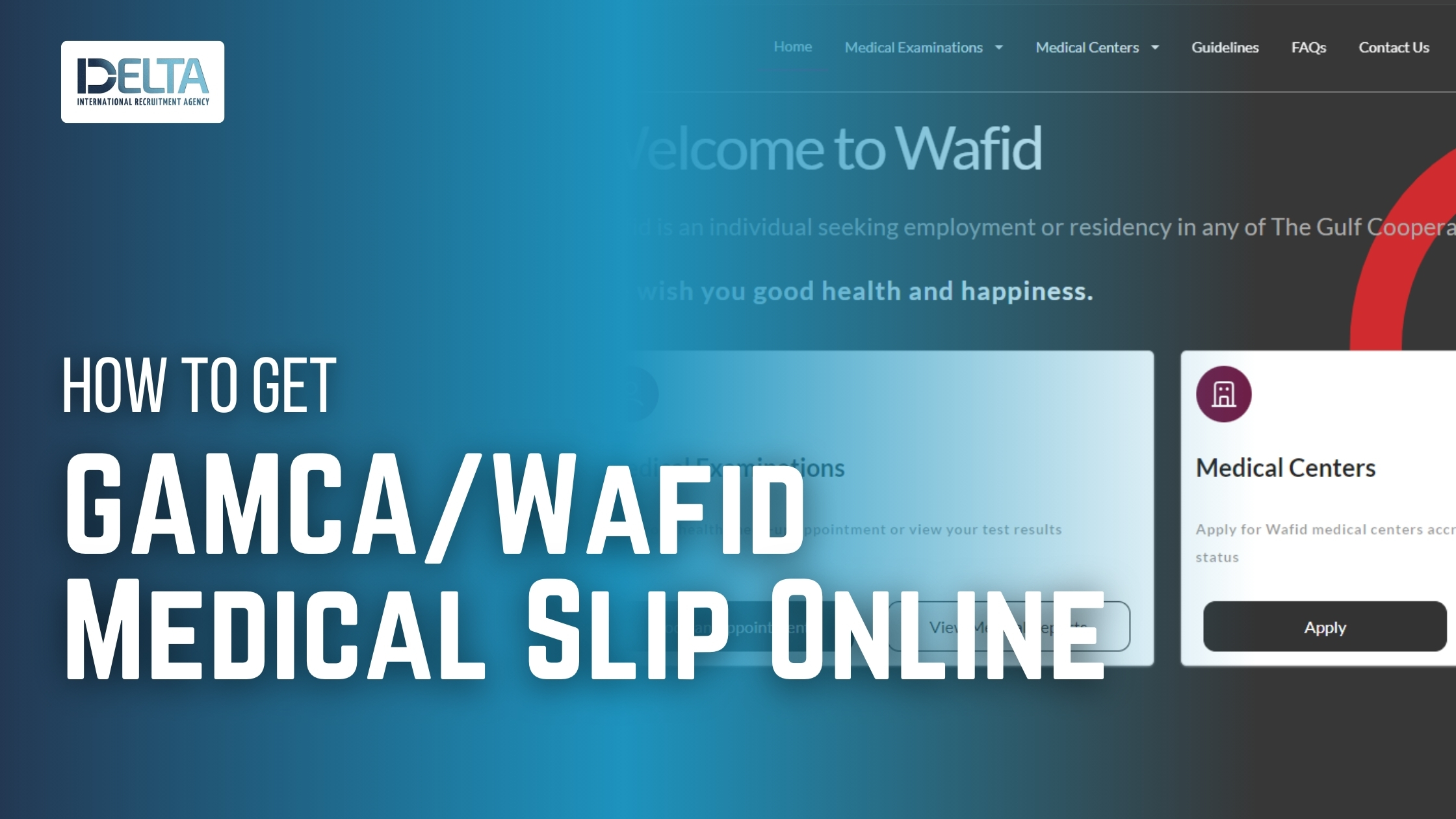 How to Get GAMCA/Wafid Medical Slip Online: Step By Step Guide
